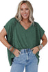 Crochet Lace Detail Oversized Tee